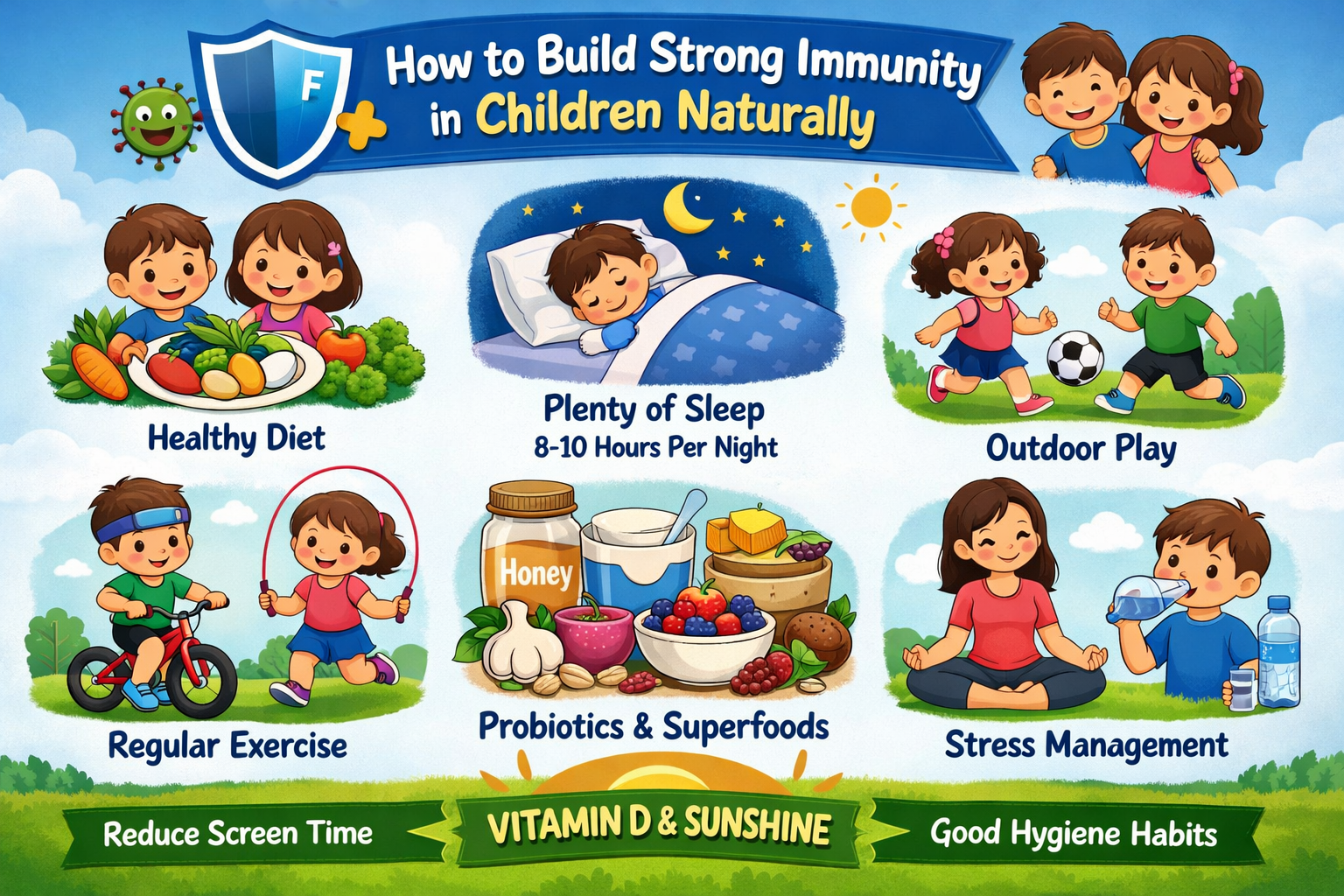 How to Build Strong Immunity in Children Naturally